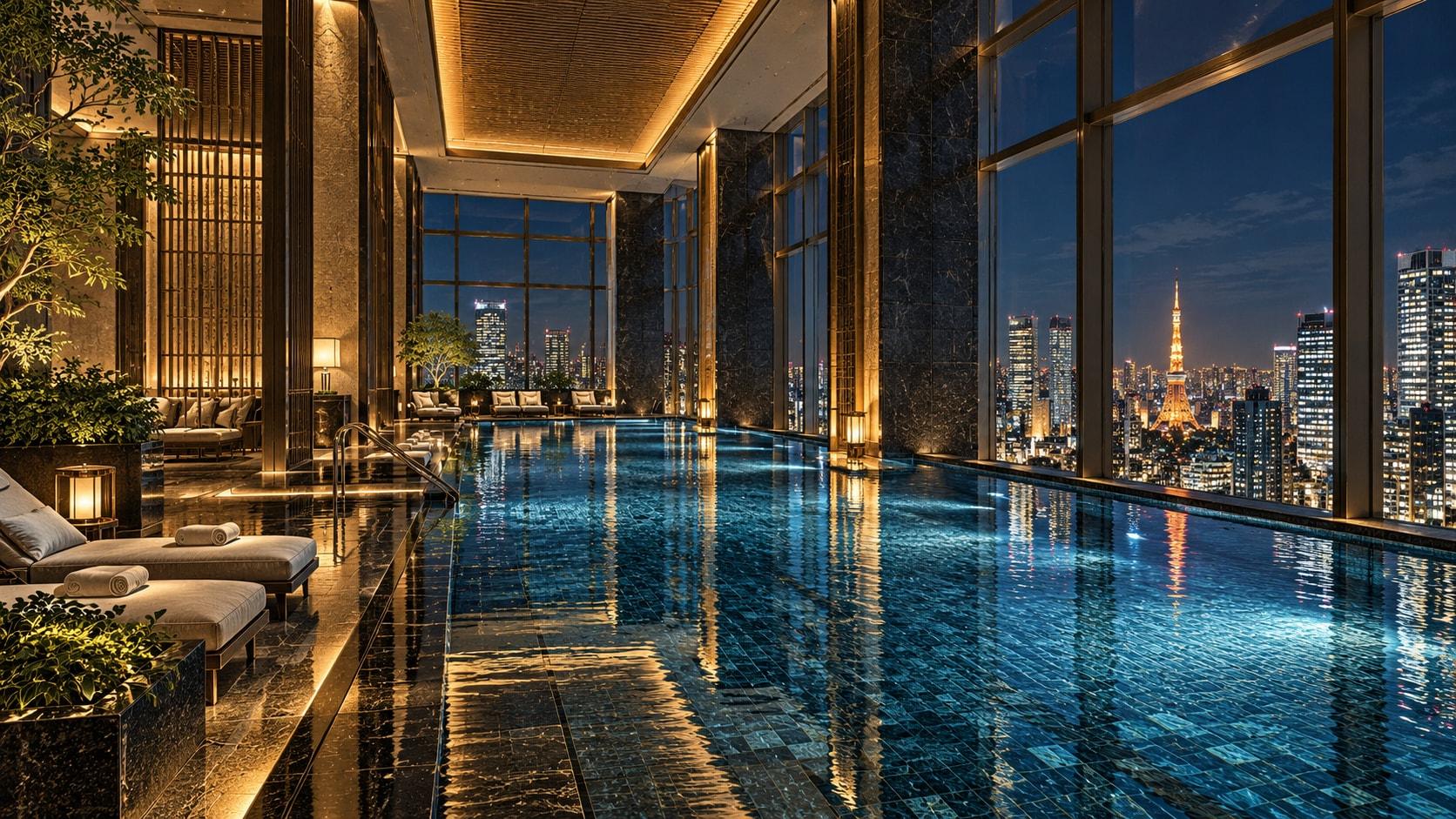 Illustration of Indoor Spa Pool at The Ritz-Carlton, Tokyo